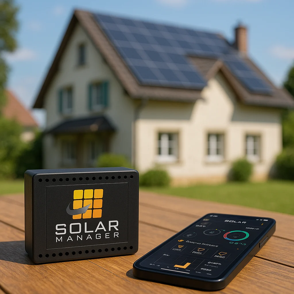 Solarmanager auf dem Tisch