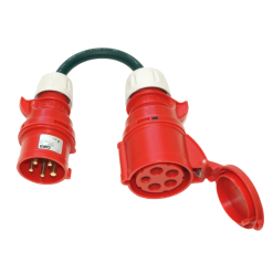 Industrieadapter 16A auf 32A