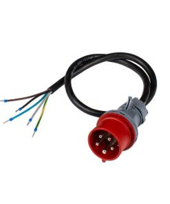 Anschlusskabel an CEE 16-5 (16A/400V, rot)