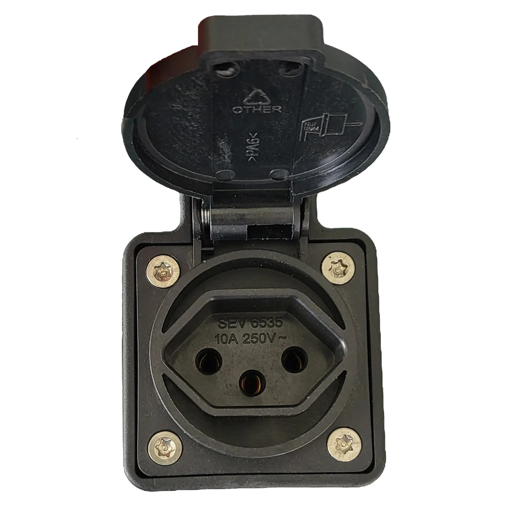 Adapter Typ 2 auf Schweizer Haushaltstecker (T13) – Bild 3