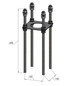 Anker für Fundament