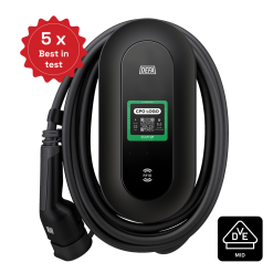 DEFA Power Up Systemlader 22 kW mit 6 Meter Typ-2-Kabel